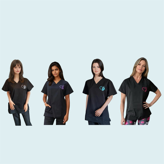 Embroidered V Neck Tunic