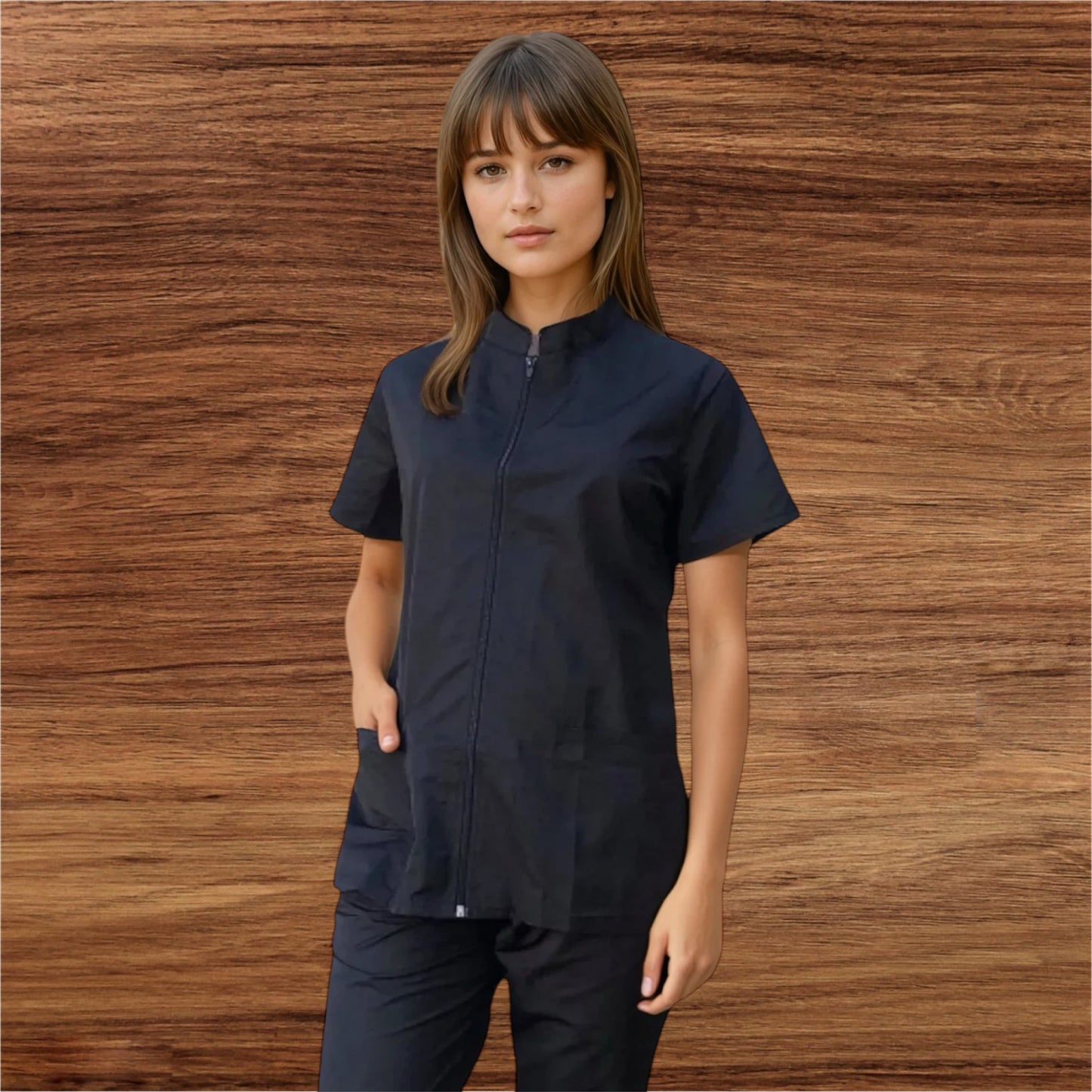 Plain Zip Tunic- No Logo!