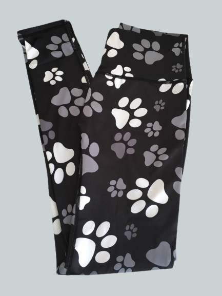 Clearance Paw Print Leggings - GroomtecApparel