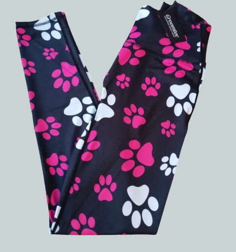 Clearance Paw Print Leggings - GroomtecApparel