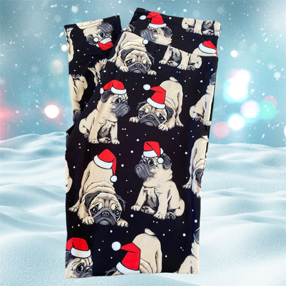 Santa Pug Leggings