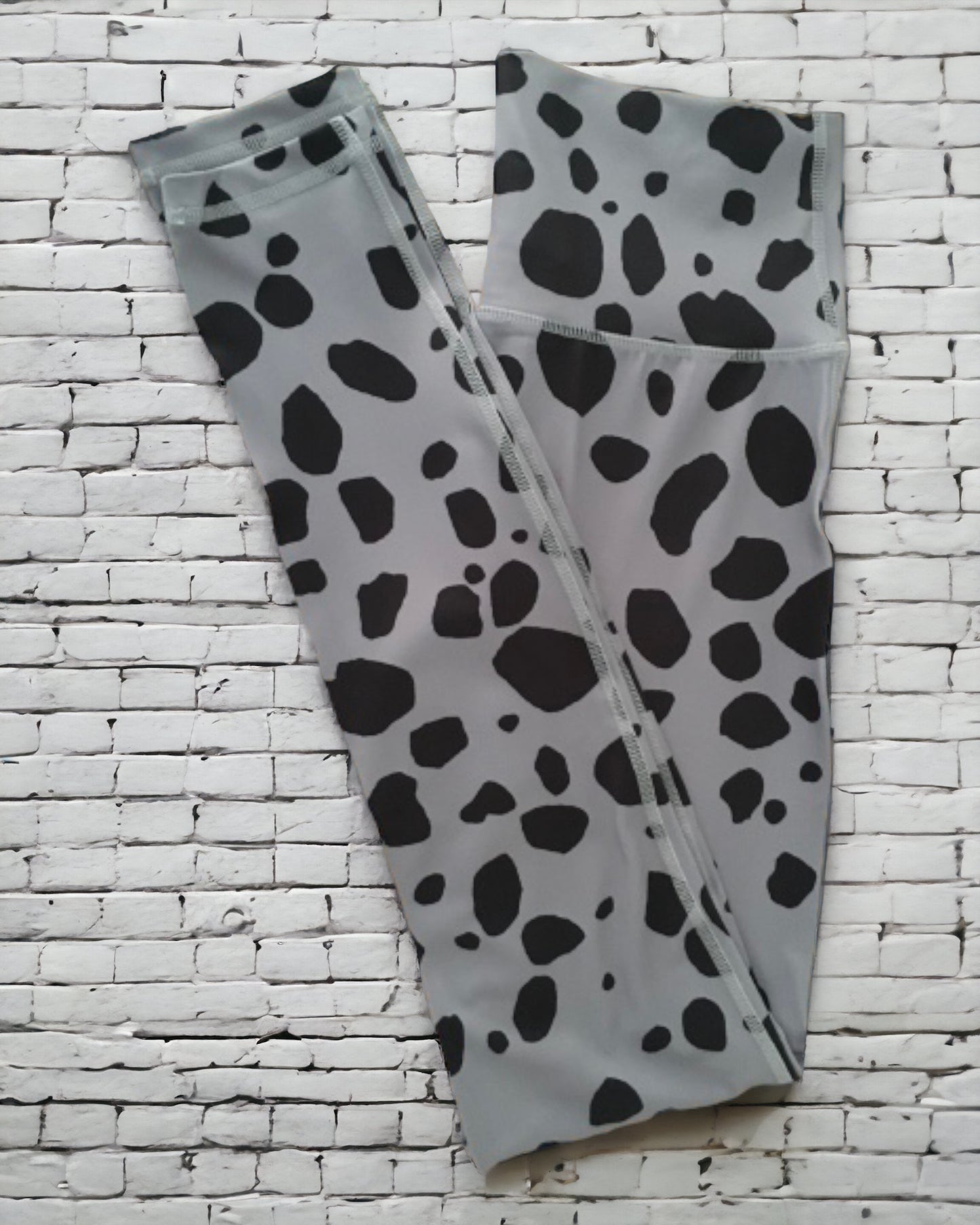 Dalmatian Print Leggings - GroomtecApparel