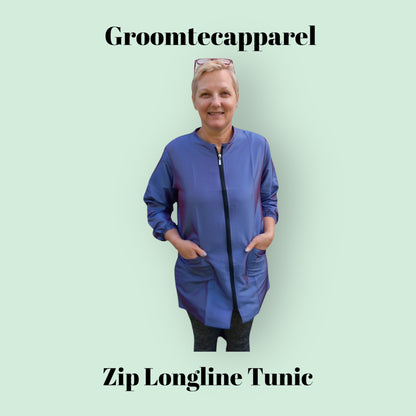 Longline Zip Tunic - GroomtecApparel