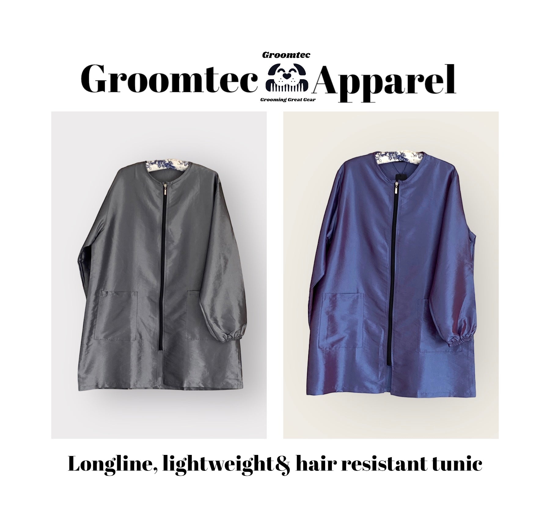 Longline Zip Tunic - GroomtecApparel