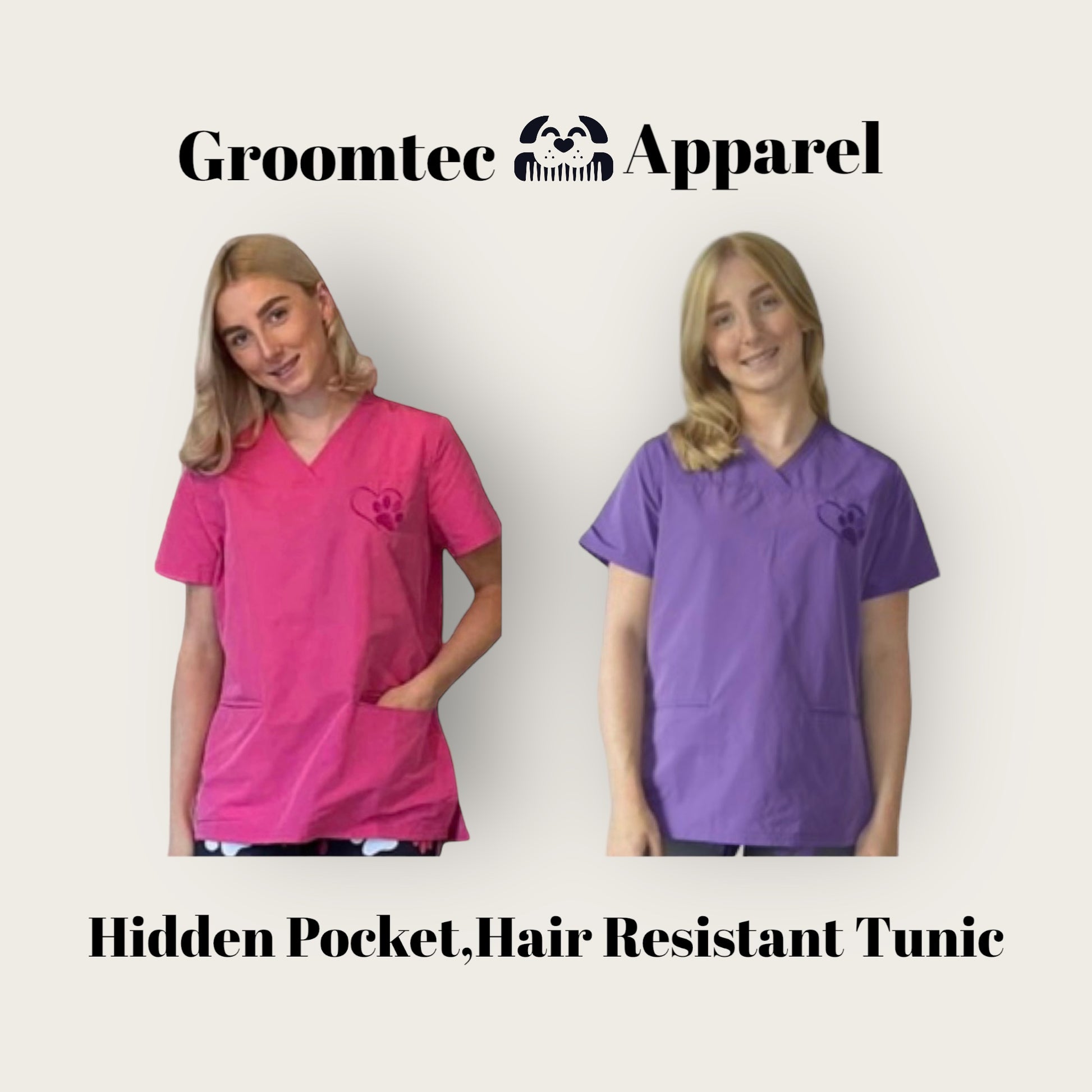 Clearance Hidden Pockets Short Sleeved Tunic - GroomtecApparel