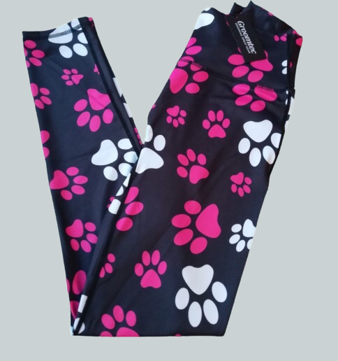 Lularoe paw discount print leggings tc